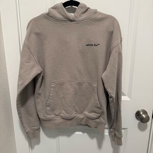 White Fox Boutique Taupe Pullover Hoodie
